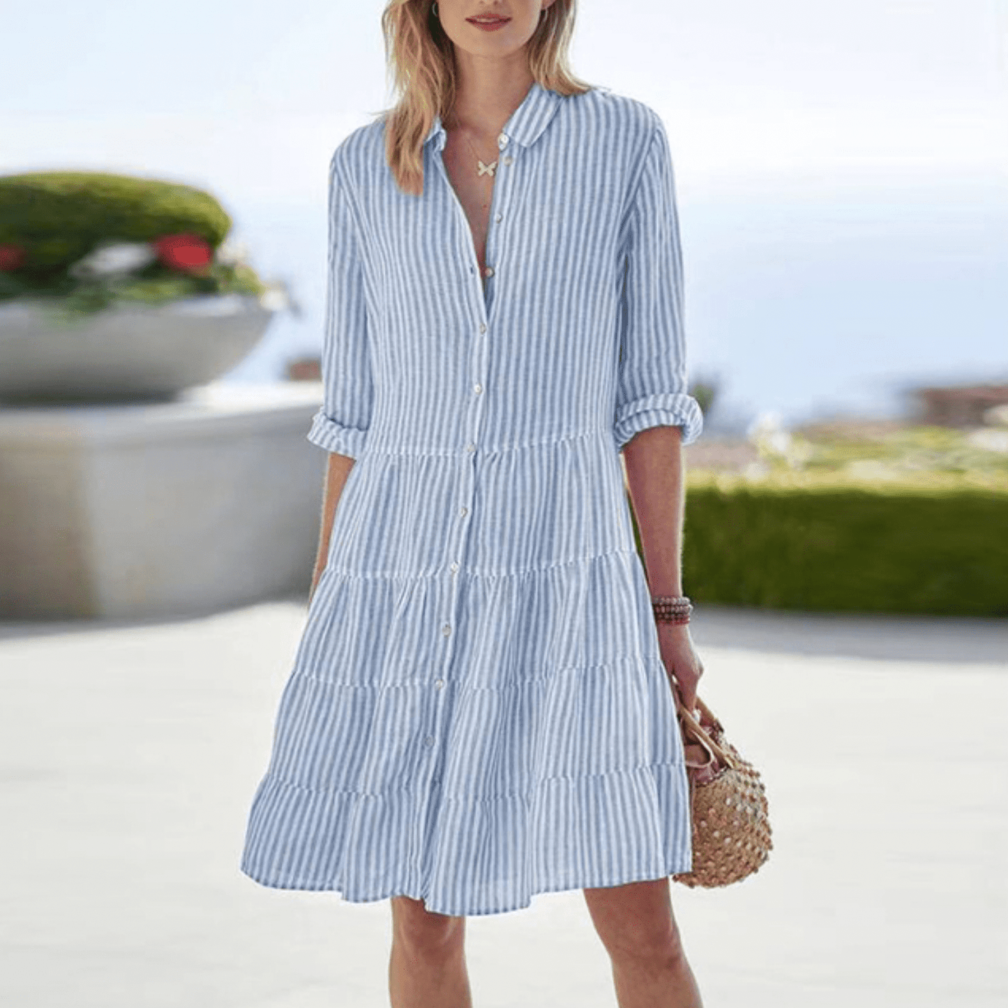 Lolita™ | Vestido a Rayas Fresco