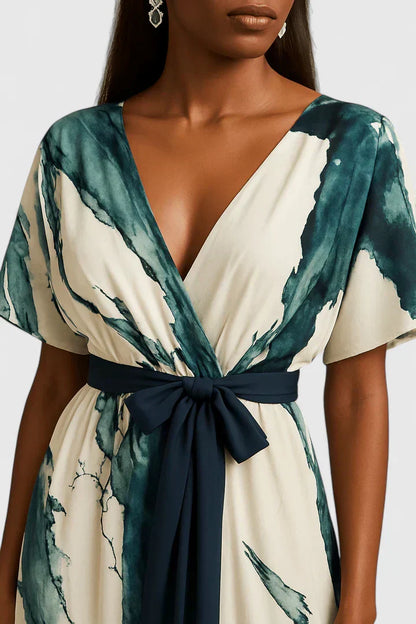 CHEYENNE – VESTIDO MAXI ENVOLVENTE ELEGANTE