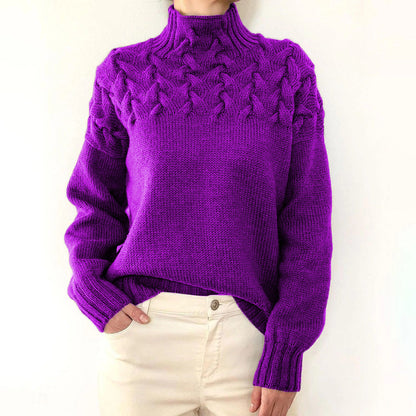 Elena | Suéter de Cuello Alto de Lana