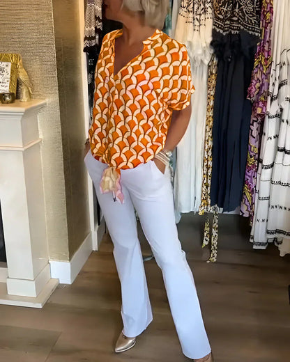 BLUSA ESTAMPADA ELEGANTE SOLVEIG