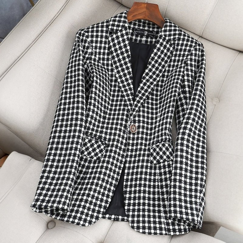 BLAZER CLÁSICO ANNEMIEKE A CUADROS