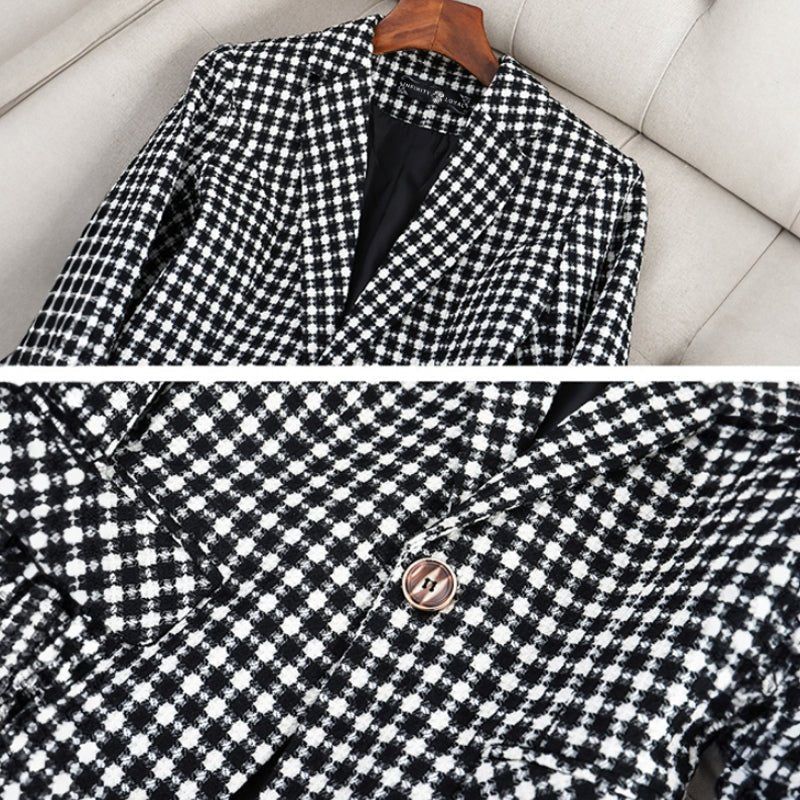 BLAZER CLÁSICO ANNEMIEKE A CUADROS
