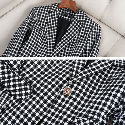 BLAZER CLÁSICO ANNEMIEKE A CUADROS