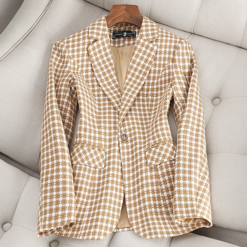 BLAZER CLÁSICO ANNEMIEKE A CUADROS