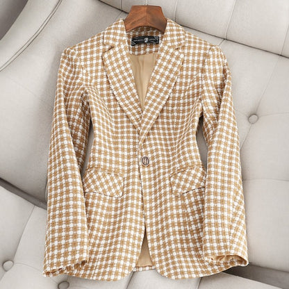 BLAZER CLÁSICO ANNEMIEKE A CUADROS