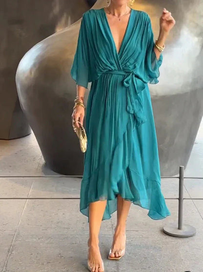 Ulani | Vestido Flowy con Escote en V