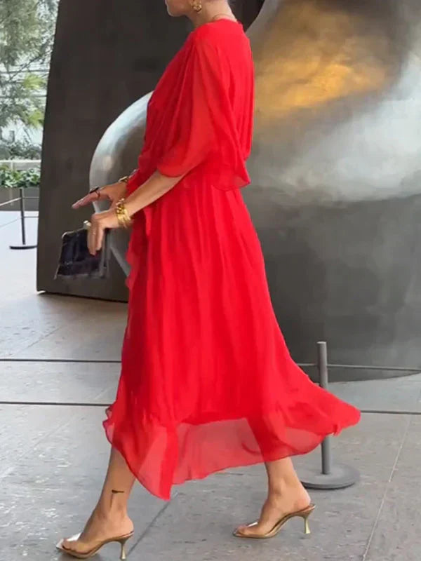 Ulani | Vestido Flowy con Escote en V