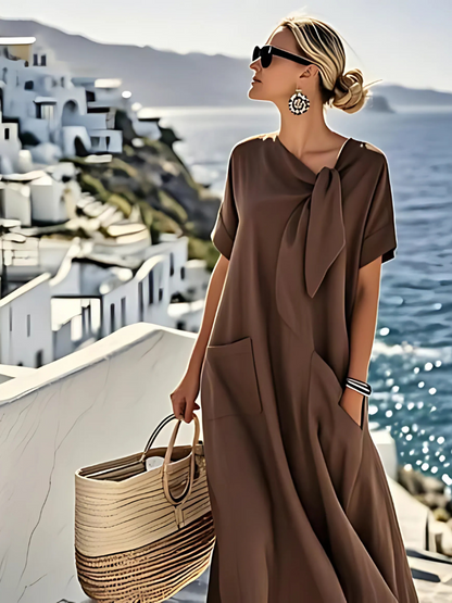 Ella | Vestido Elegante con Bolsillos de Playa
