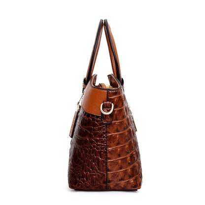 Alfrida | Bolso elegante con sofisticado grabado de cocodrilo