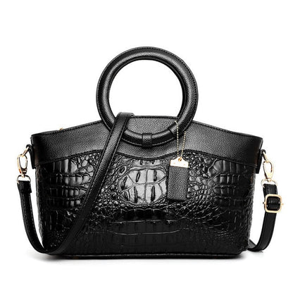 Alfrida | Bolso elegante con sofisticado grabado de cocodrilo