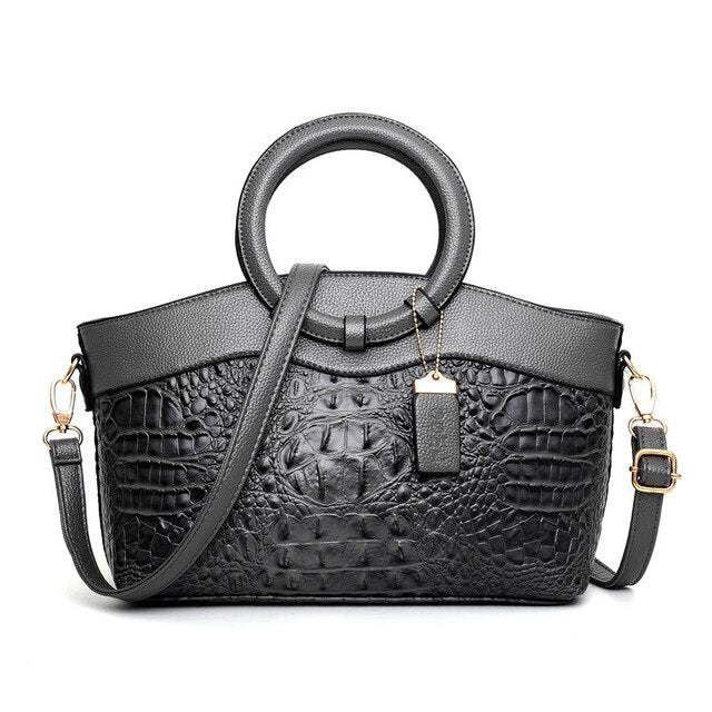 Oriana - Bolso de Cocodrilo con Gradiente Retro