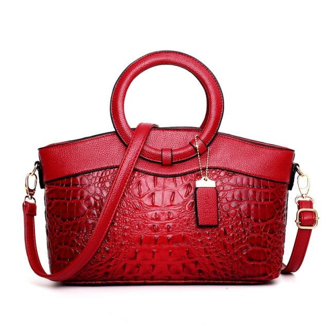 Oriana - Bolso de Cocodrilo con Gradiente Retro
