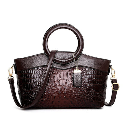 Alfrida | Bolso elegante con sofisticado grabado de cocodrilo