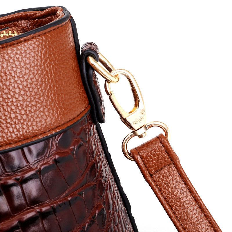 Oriana - Bolso de Cocodrilo con Gradiente Retro