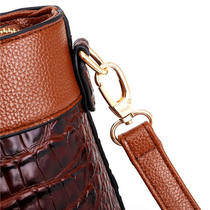 Oriana - Bolso de Cocodrilo con Gradiente Retro