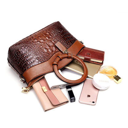 Oriana - Bolso de Cocodrilo con Gradiente Retro