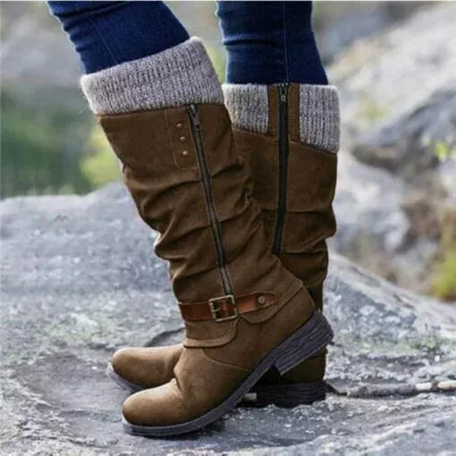 Botas de Cuero para Caminar Diariamente