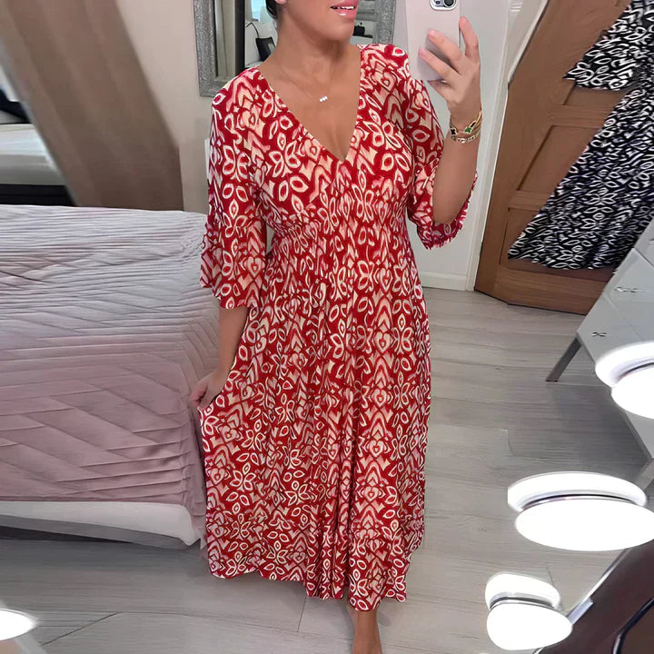 Frieda | Vestido de Verano Aireado con Escote en V