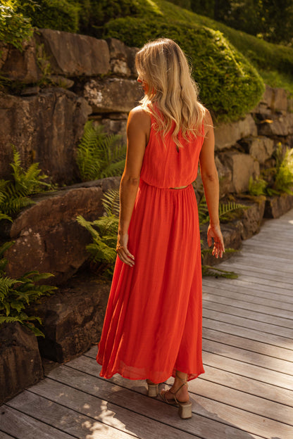 LISA™ | El vestido de verano en naranja brillante