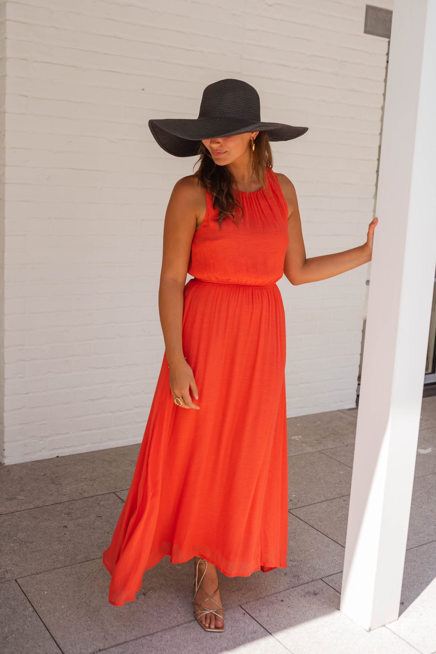LISA™ | El vestido de verano en naranja brillante