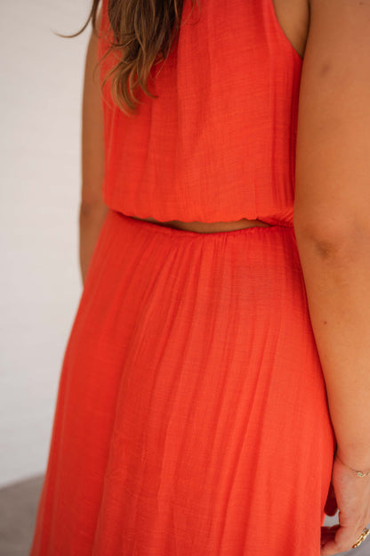 LISA™ | El vestido de verano en naranja brillante