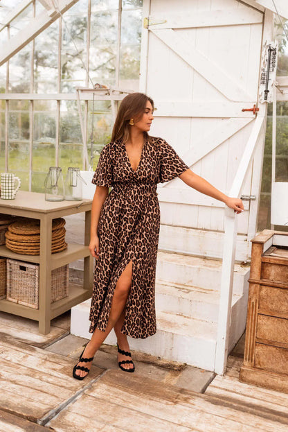 STELLA™ | EL VESTIDO MAXI DE LEOPARDO