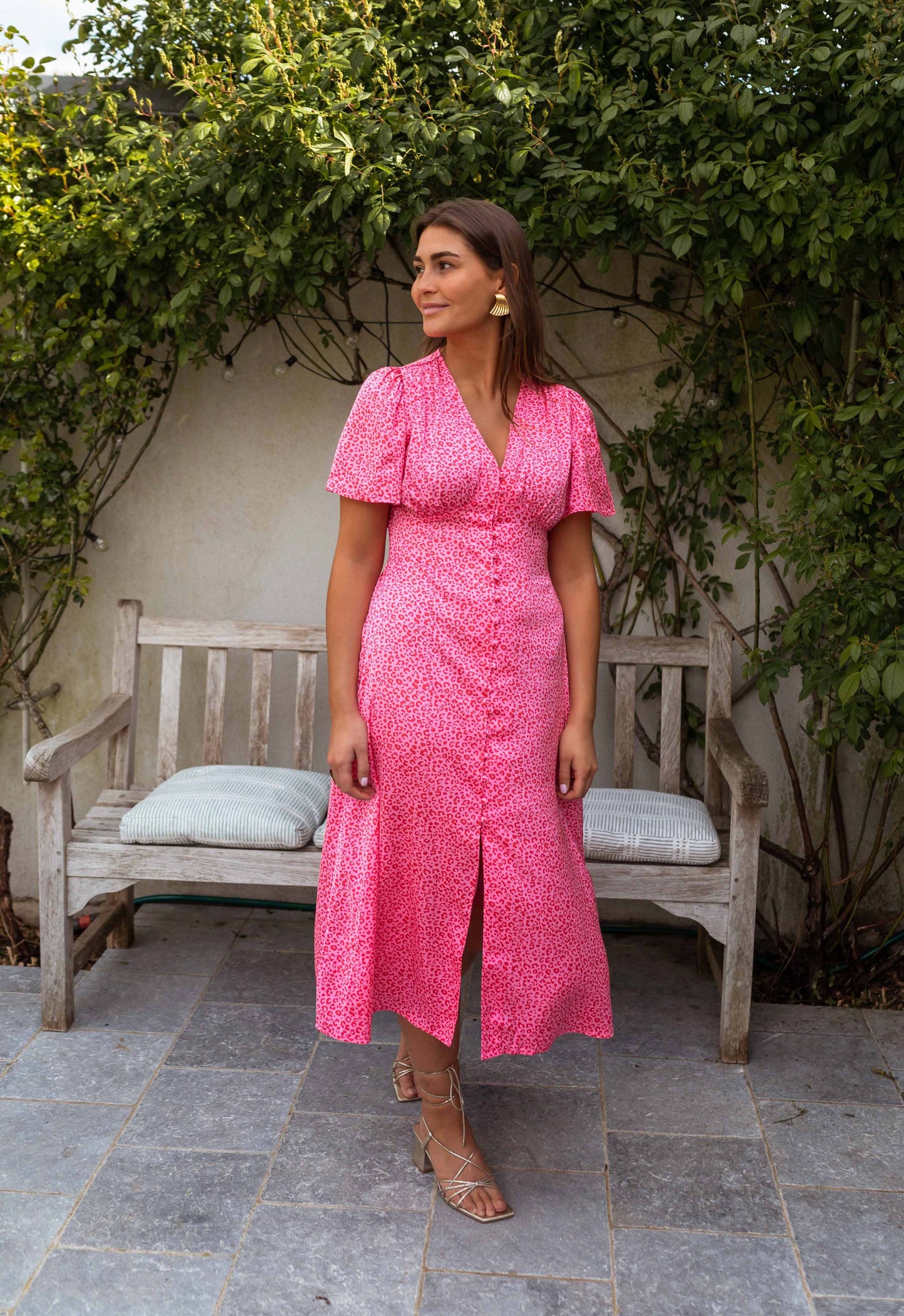 Rosanna™ | El Vestido Midi Leopardo