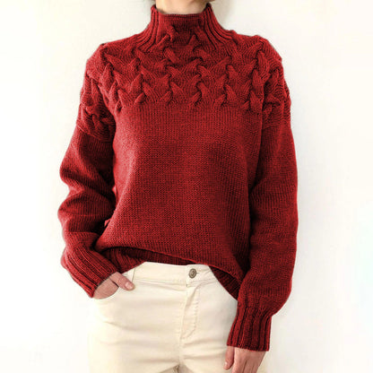 Elena | Suéter de Cuello Alto de Lana