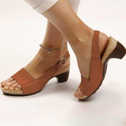 Karen - Sandalias ortopédicas con tacón para mujeres