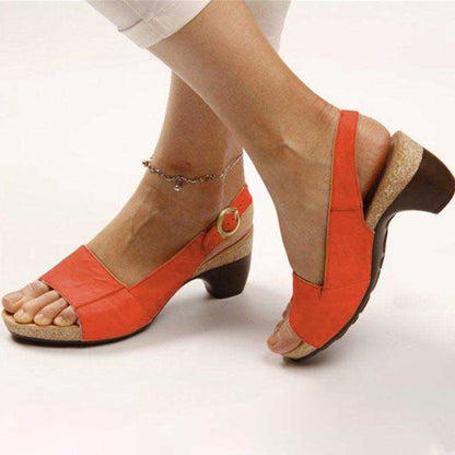Karen - Sandalias ortopédicas con tacón para mujeres