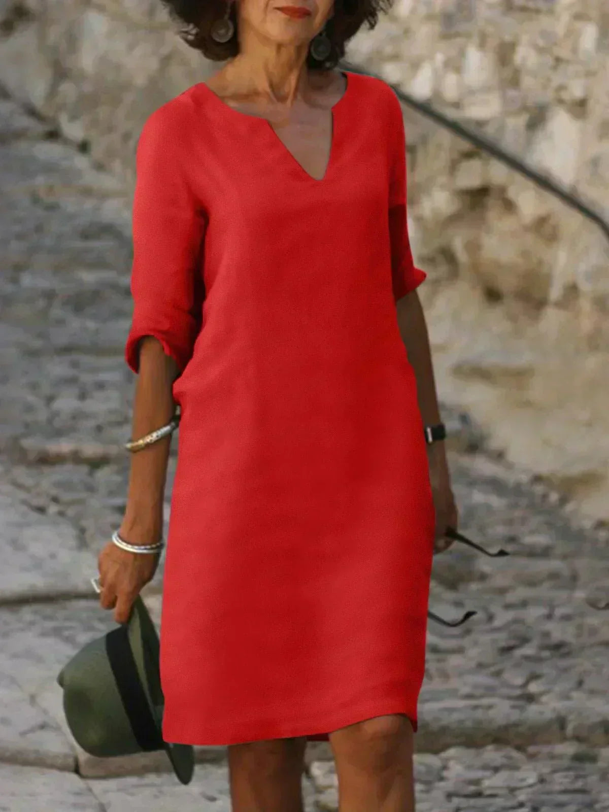 Emery – Vestido Elegante y Refinado que Cubre el Abdomen