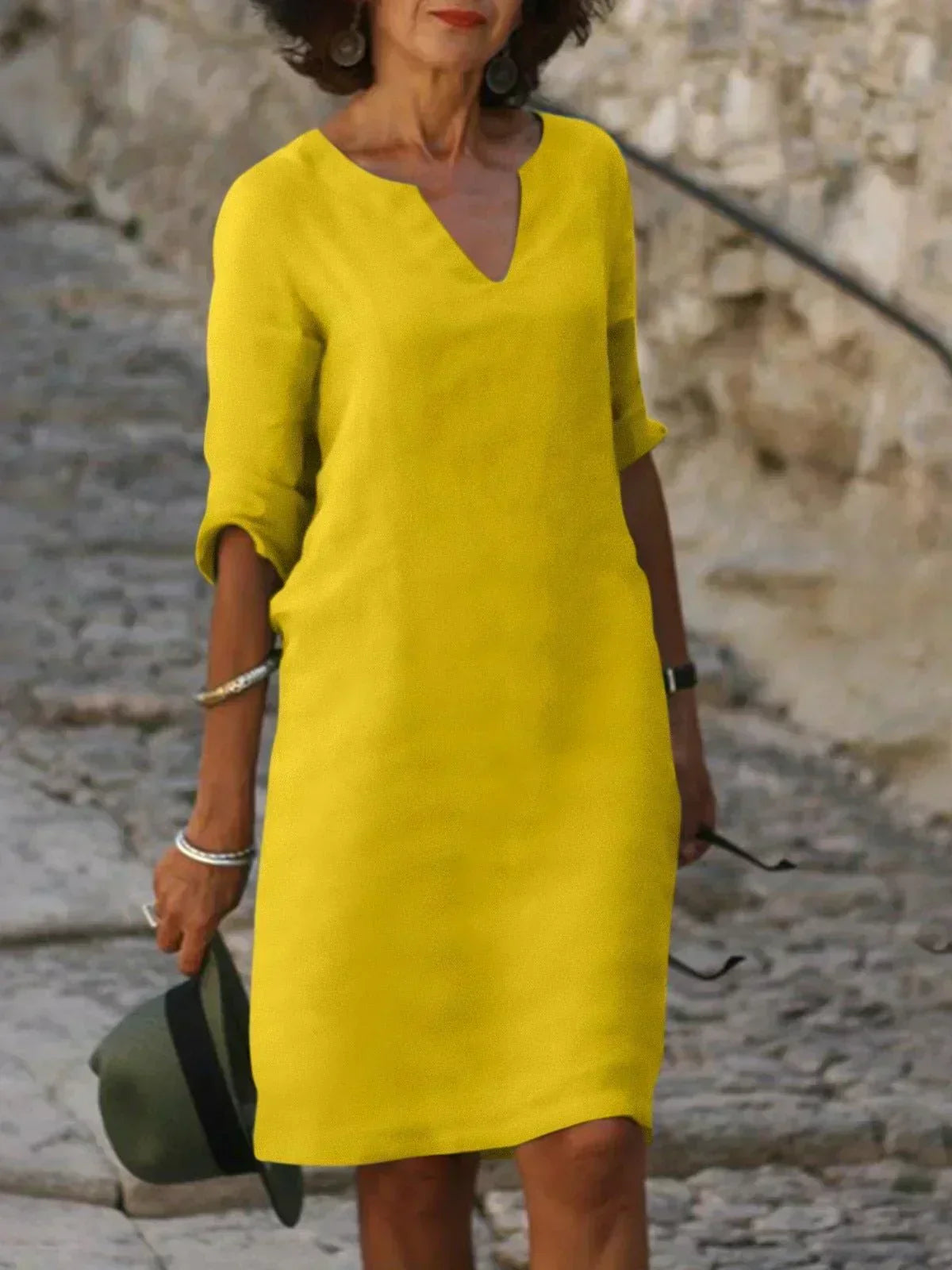 Maria | Vestido Elegante con Escote en V
