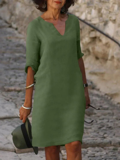 Emery – Vestido Elegante y Refinado que Cubre el Abdomen