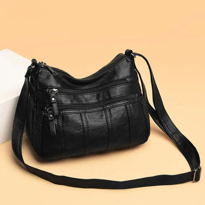 Bolso Cruzado de Cuero Suave Nina
