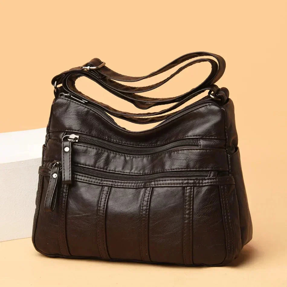 Oriana | Bolsa de bolsillo de múltiples capas de PU de lujo