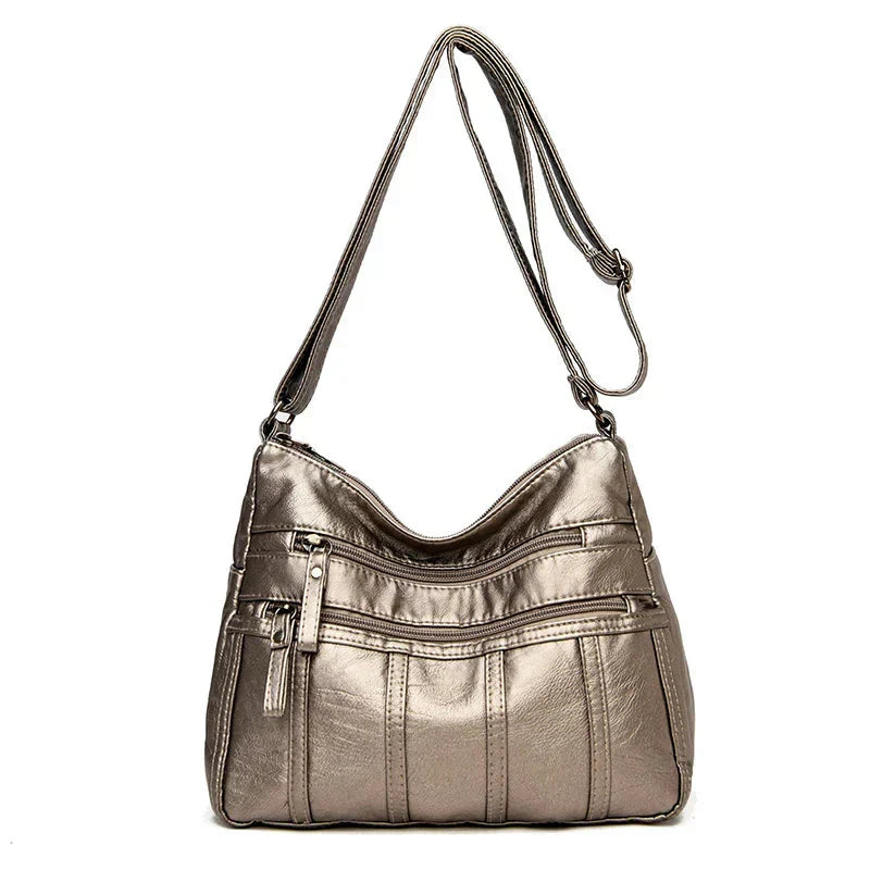 Oriana | Bolsa de bolsillo de múltiples capas de PU de lujo