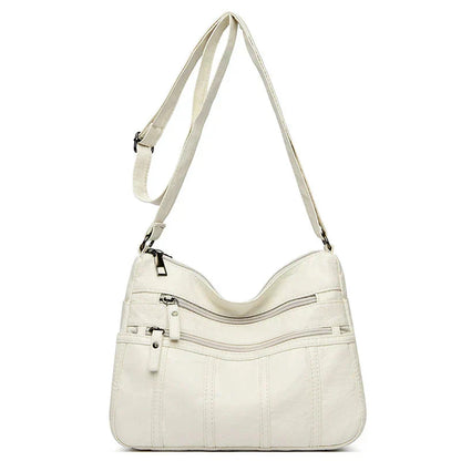 Bolso Cruzado de Cuero Suave Nina