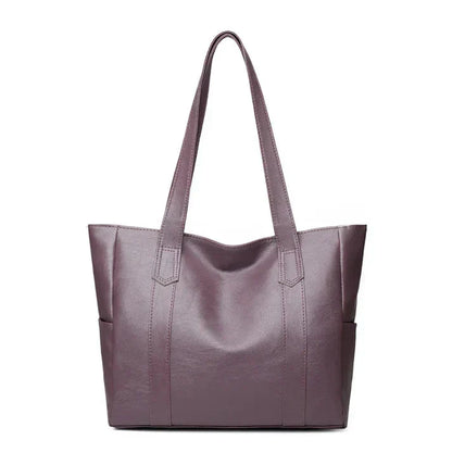 Bolso de Hombro de Cuero Genuino