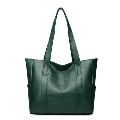 Bolso de Hombro de Cuero Genuino