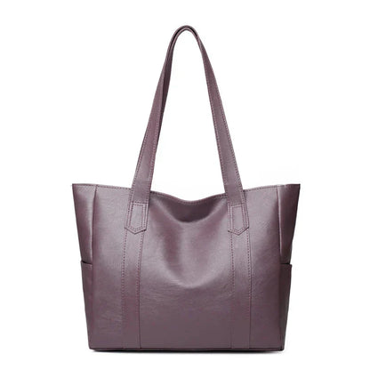 Bolso de Hombro de Cuero Genuino