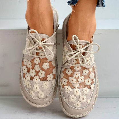 Gloria - Zapatos ortopédicos modernos y ligeros con estampado floral