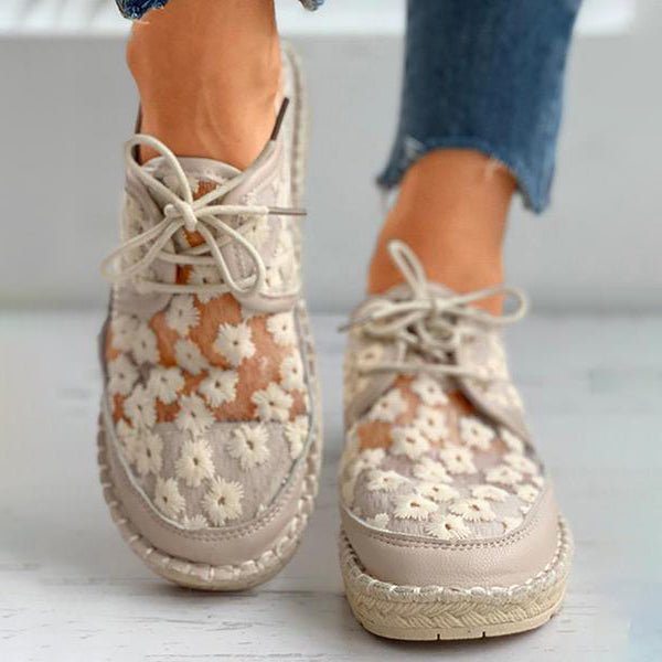 Gloria - Zapatos ortopédicos modernos y ligeros con estampado floral