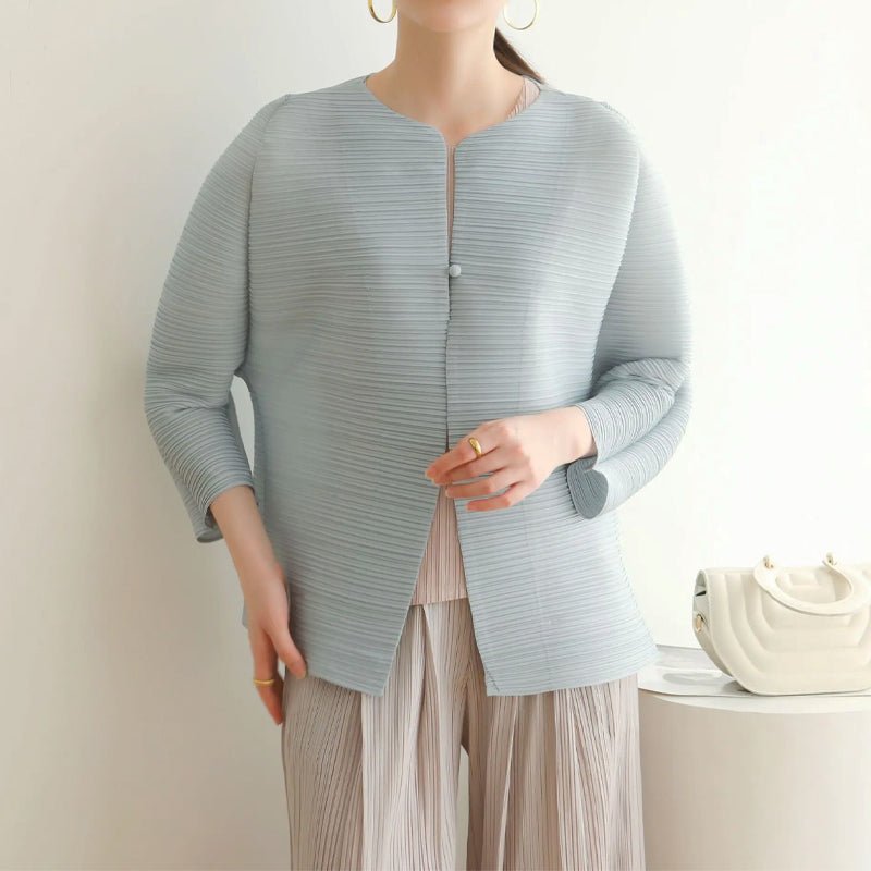 ERMELINDE I BLAZER PLEATÉ ELEGANTE