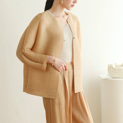 ERMELINDE I BLAZER PLEATÉ ELEGANTE