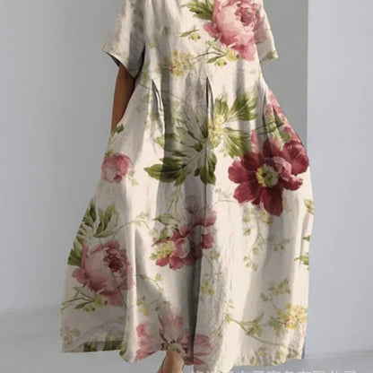 Romilly | Vestido con Cordones y Estampado Floral