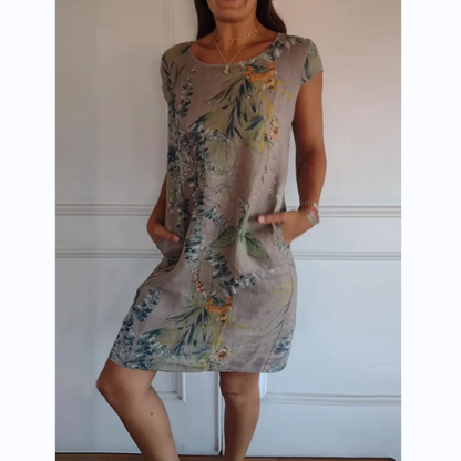 Abigail - Vestido con cuello redondo
