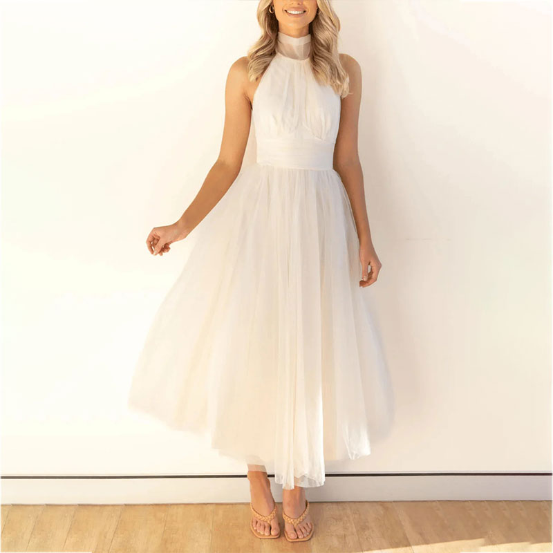 Vestido Aria-Cuello Alto