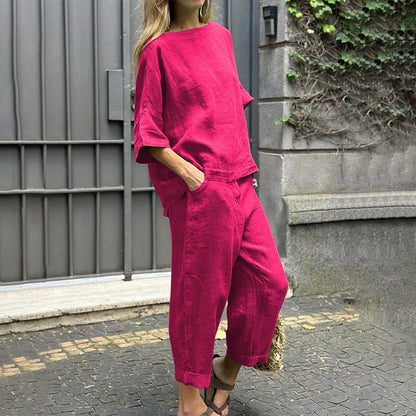 SAVANNAH – CONJUNTO DE DOS PIEZAS CON ESTILO RELAJADO