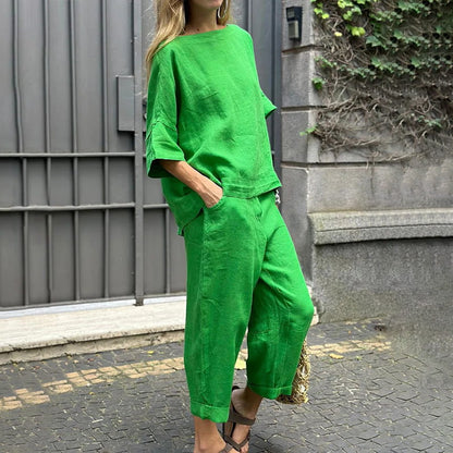 SAVANNAH – CONJUNTO DE DOS PIEZAS CON ESTILO RELAJADO