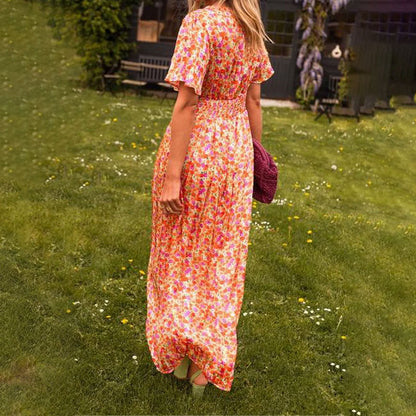Elsie™ Vestido Clásico de Cuello en V